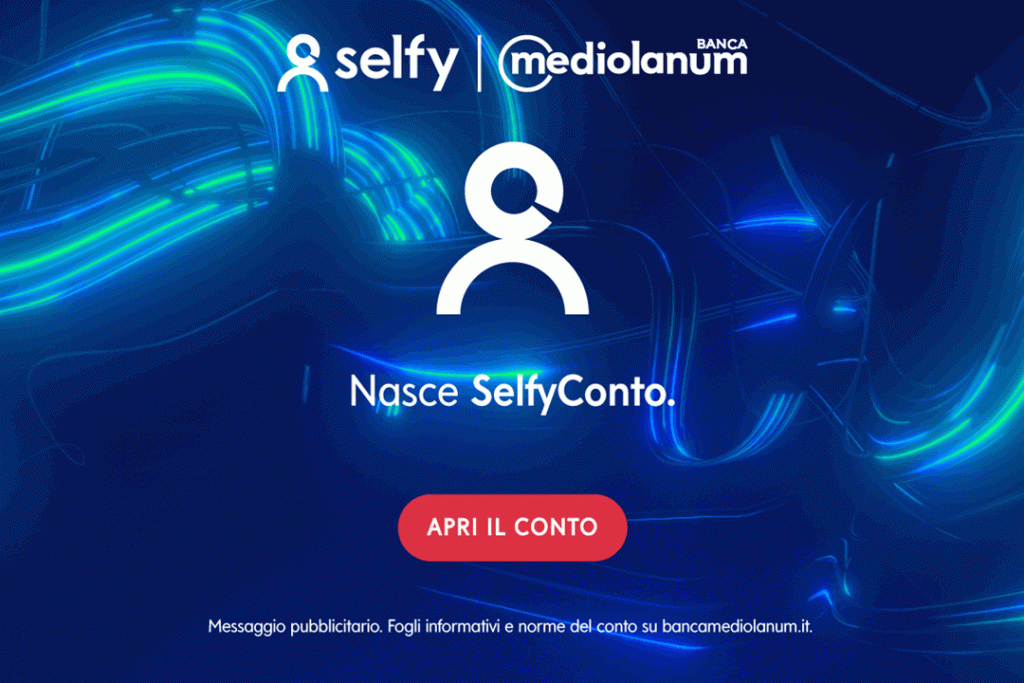 Selfyconto di Mediolanum è un conto online comodo e sicuro